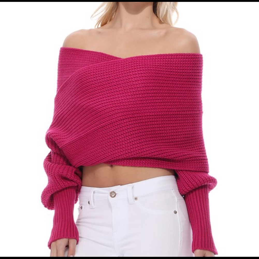 Multi wear Wrap sweater